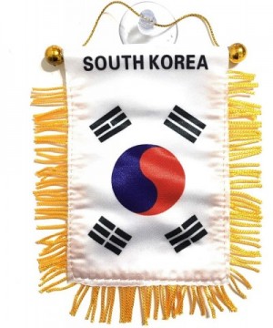 South Korea flags for cars accessory Korean design sticker decal small mini banners automobiles accessories interiror style r...