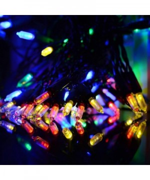 M5 Battery Operated String Lights 100 LED Clear Mini Fairy Christmas Lighting Decor Timer for Outdoor Indoor Garden Patio Law...