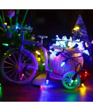 M5 Battery Operated String Lights 100 LED Clear Mini Fairy Christmas Lighting Decor Timer for Outdoor Indoor Garden Patio Law...