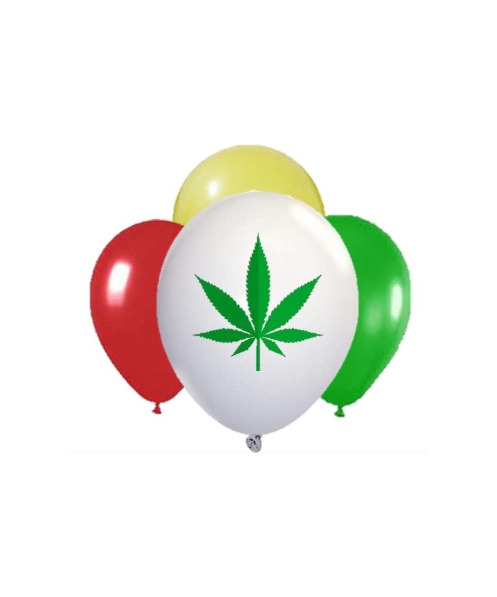 Rasta Marijuana Party Balloons - CE18WI6C0IT $14.69 Balloons