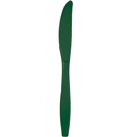 Hunter Green Plastic Assorted Cutlery- Serves 24 - CM18TE92Y94 $11.78 Tableware