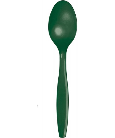 Hunter Green Plastic Assorted Cutlery- Serves 24 - CM18TE92Y94 $11.78 Tableware