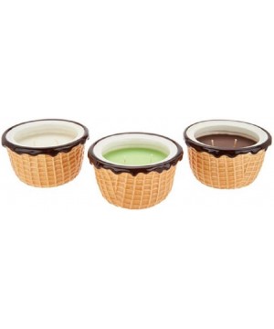 Set of 3 Sundaes Candles - C518ZOYUIXI $25.65 Birthday Candles