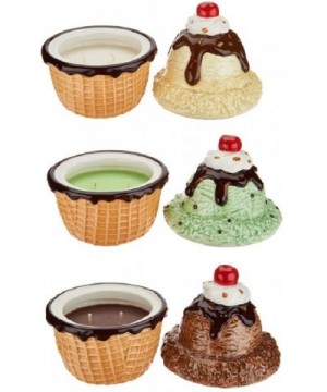 Set of 3 Sundaes Candles - C518ZOYUIXI $25.65 Birthday Candles