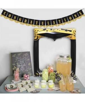 Graduation Party Frame Inflatable Photo Booth Props Glass of 2020 Graduation Party Supplies Graduation Party Favors - C218NTI...