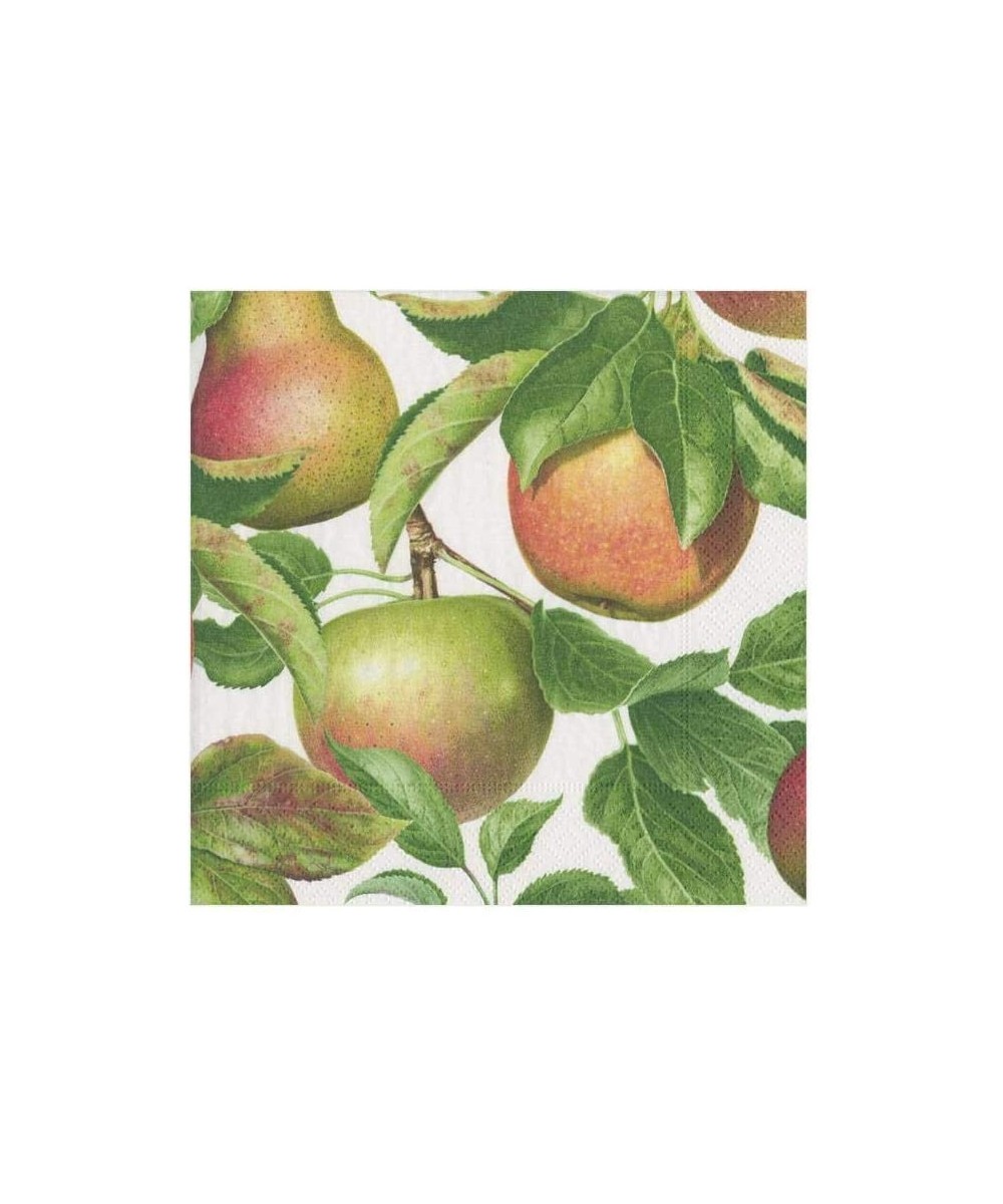 Apple Orchard Paper Cocktail Napkins- 20 Per Package - CY18G4CX0WT $6.80 Tableware