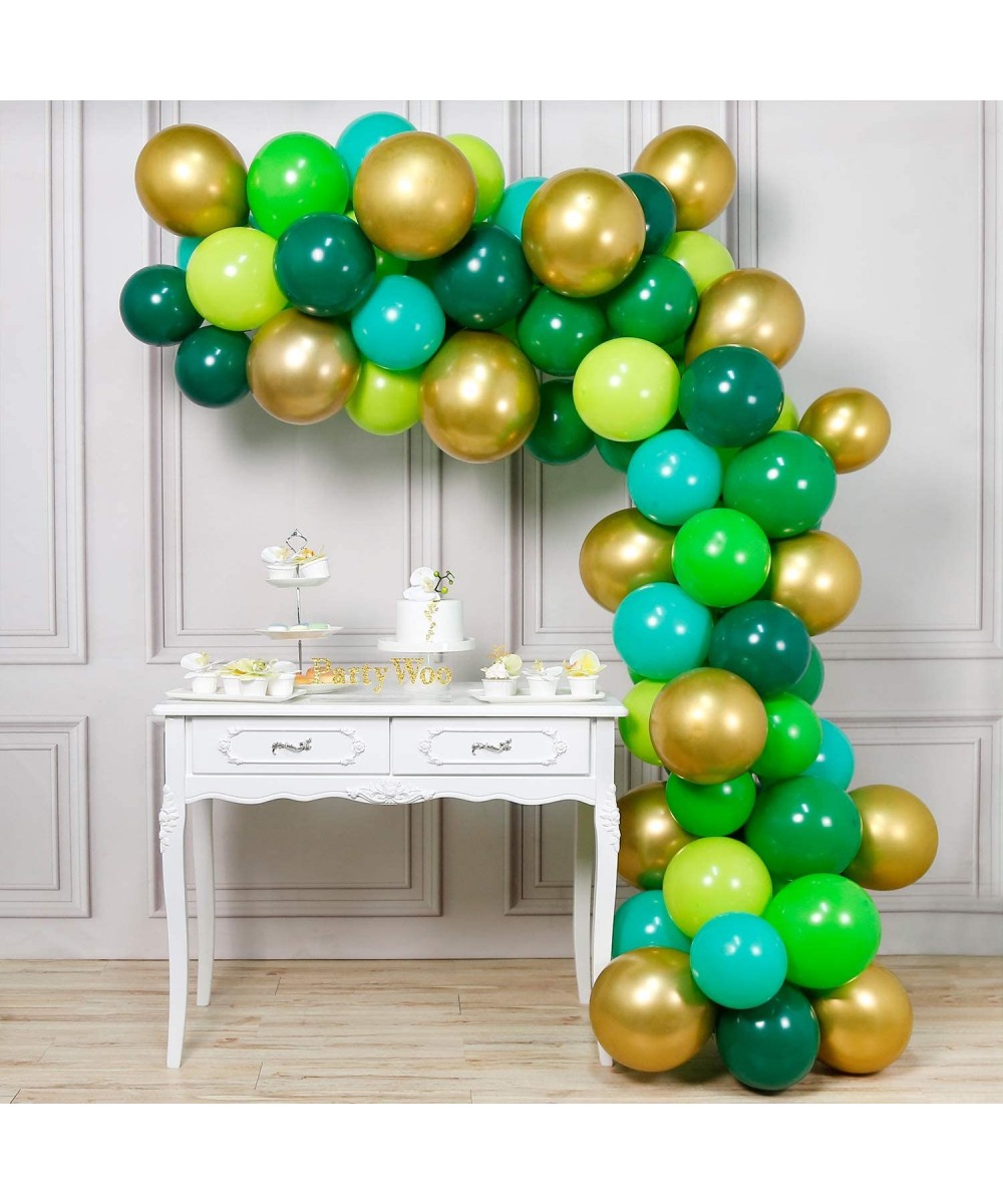 Green Balloons- 70 pcs 12 inch Lime Balloons- Dark Green Balloons- Lime Green Balloons- Hunter Green Balloons- Assorted Green...