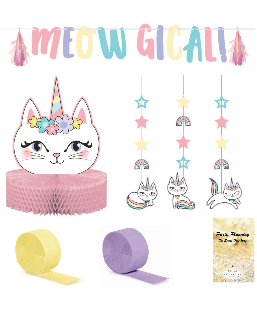 Caticorn Birthday Party Decorations - CZ19067RLCW $13.29 Party Packs