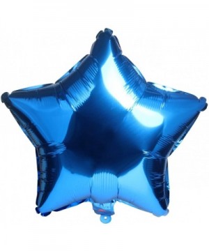 10pcs Star Shape Foil Mylar Helium Ballon 18" Balloon Birthday Party Decoration Foil Balloons-Wedding-Baby Shower Decor - Blu...