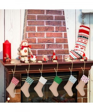 6 Pieces Christmas Stocking Holders Mantel Hooks Hanger Christmas Safety Hang Grip Stockings Clip for Christmas Party Decorat...