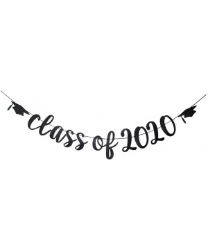 Class of 2020 Black Paper Sign Decors for 2020 Graduation Party Supplies - CS196SWK4UG $8.47 Banners & Garlands