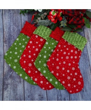 12 Pack Christmas Mini Stockings Small Christmas Fireplace Hanging Stockings Decoration Stockings for Xmas Decoration - Color...