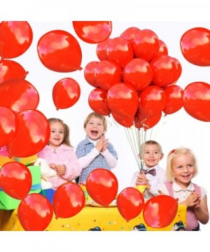 (100 Pack)12 Inch Thicken Round Latex Balloons -red Balloons- Creative Balloons for Party Supplies and Decorations- Birthday ...