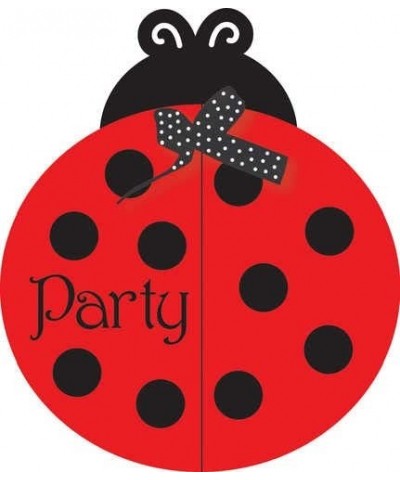 Ladybug Fancy Birthday Party Invitations- One Size- Multicolor - CS116KASKMP $5.37 Invitations