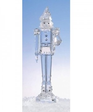 11.75" ICY Crystal Nutcracker Holding Trumpet Christmas Ornament - CL114FUC8E9 $26.17 Nutcrackers