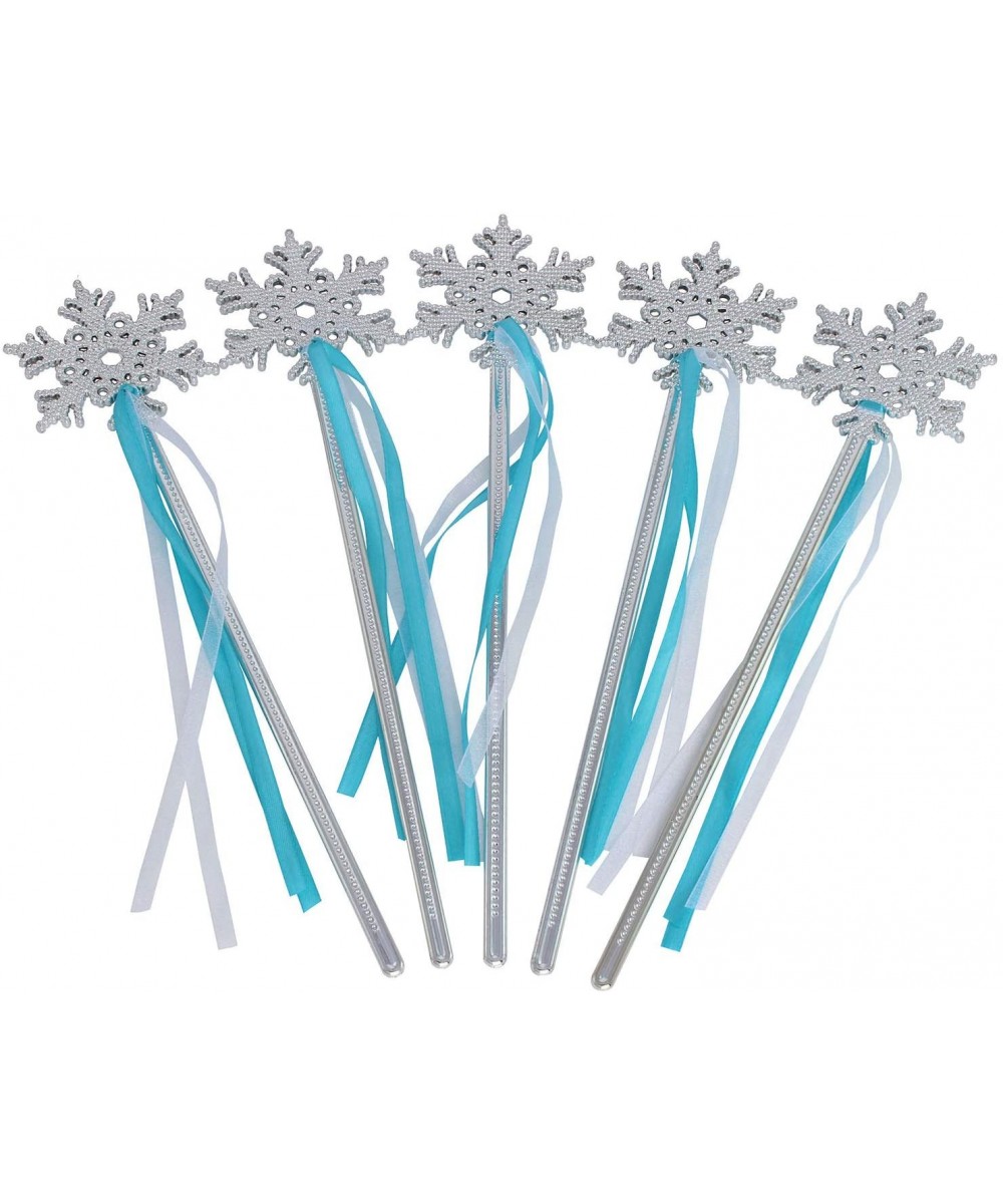 Party Favors Princess Wand Snowflake Wands (10 Pack) - CZ18S2UIU6Q $9.41 Party Favors