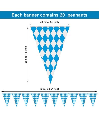 328 Feet Oktoberfest Bavarian Banner Oktoberfest Flag Pennant Banner for German Oktoberfest Themed Party Decorations- 7.85 x ...