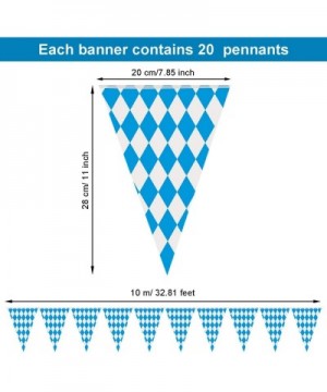 328 Feet Oktoberfest Bavarian Banner Oktoberfest Flag Pennant Banner for German Oktoberfest Themed Party Decorations- 7.85 x ...