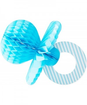 Blue Pacifier Baby Shower Centerpiece- Baby Boy Party Decor (7.9 x 11.2 In- 6Pk) - CT18ORDU9ZR $8.34 Centerpieces