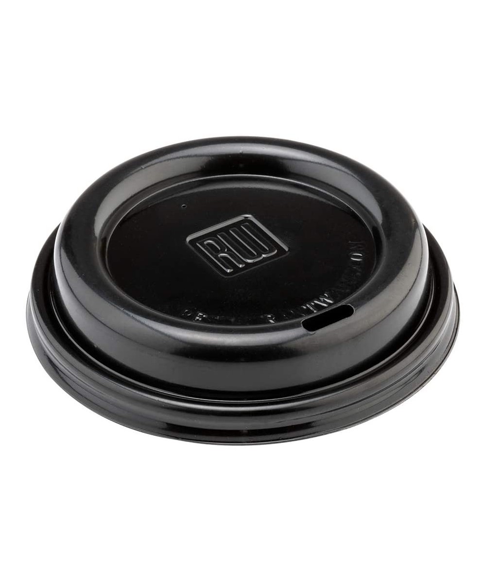 Restpresso Black Plastic Coffee Cup Lid - Fits 8- 12- 16 and 20 oz - 500 count box - Restaurantware - Black - C8186T740RE $44...