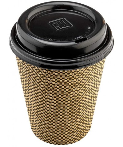 Restpresso Black Plastic Coffee Cup Lid - Fits 8- 12- 16 and 20 oz - 500 count box - Restaurantware - Black - C8186T740RE $44...