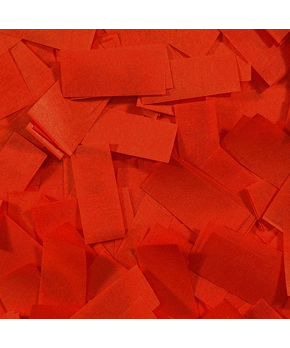 Red Premium Tissue Confetti-Biodegradable-Bright Color-Great for Parties-Decorations-Confetti Launchers-Sporting Events! - Re...