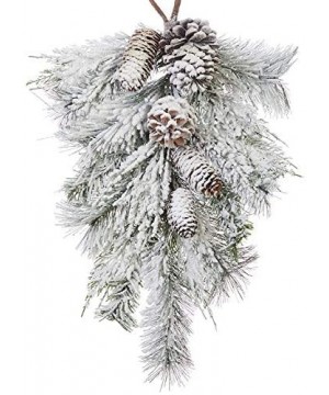 24" Snowy Pinecone Swag - C418XOLEMMY $18.50 Swags