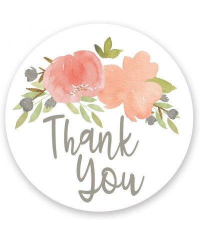 Watercolor Floral Thank You Stickers (120 Count) - Envelope Seals - Party Favor Labels - CL18GUOWLGZ $5.21 Favors