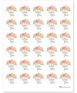 Watercolor Floral Thank You Stickers (120 Count) - Envelope Seals - Party Favor Labels - CL18GUOWLGZ $5.21 Favors