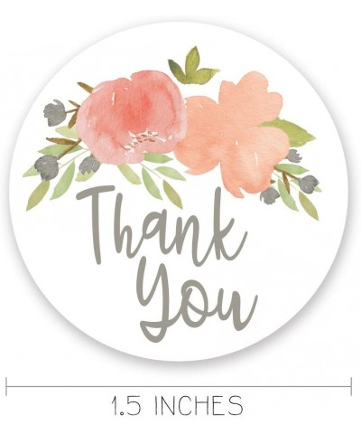 Watercolor Floral Thank You Stickers (120 Count) - Envelope Seals - Party Favor Labels - CL18GUOWLGZ $5.21 Favors