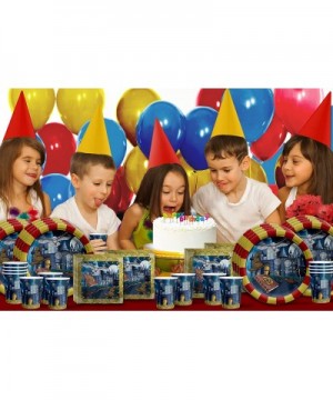 Wizard Castle Birthday Party Supplies Set Plates Napkins Cups Tableware Kit for 16 - C2128XMEC61 $12.89 Party Packs