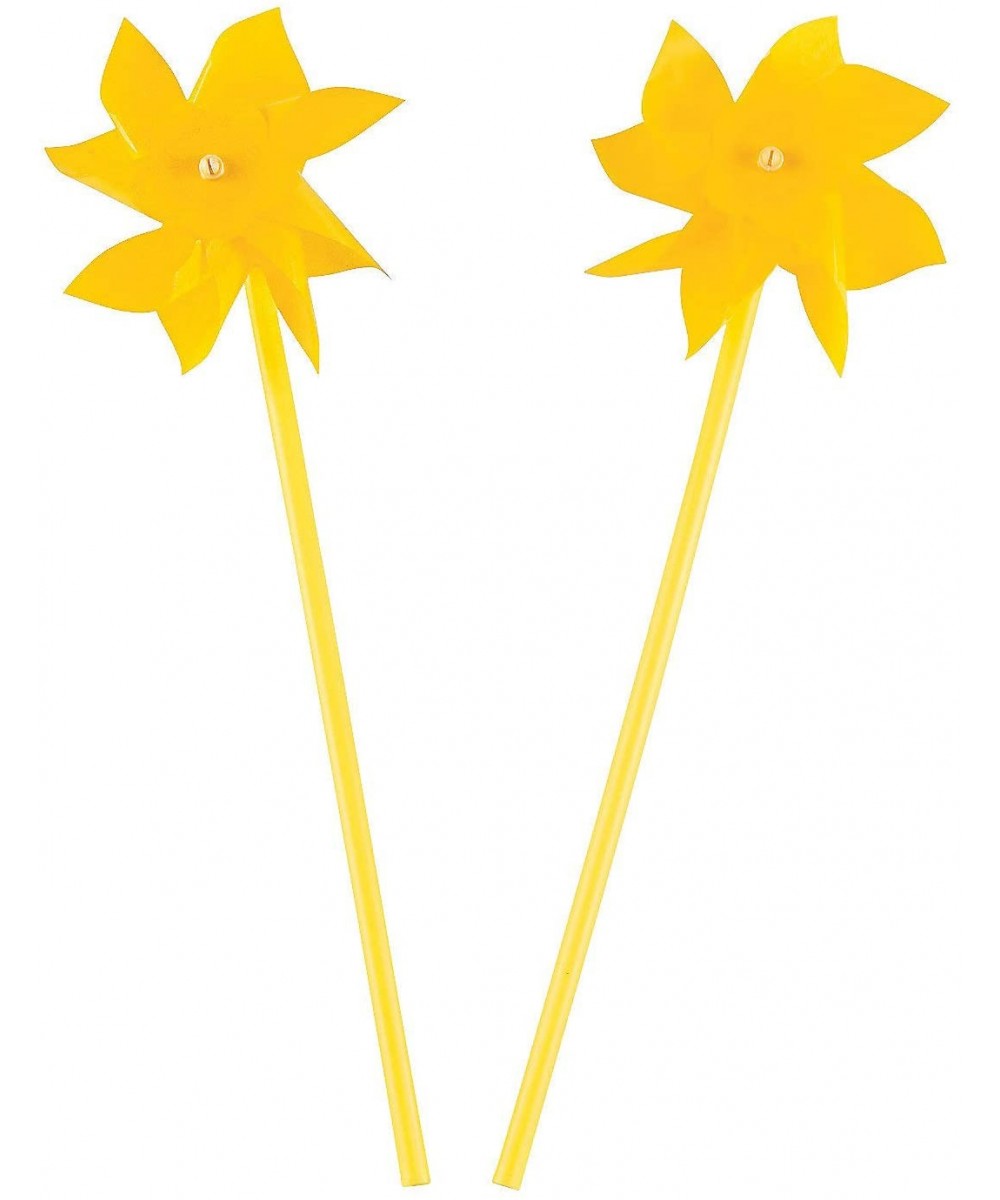 Pinwheels for Kids (Bulk Set of 36) Great for Weddings- Yards and Garden Decor (Yellow) - Yellow - CK127W36DGJ $12.61 Party F...