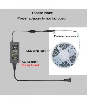 LED Strip Light Cool White 6000-6500K- 16.4ft/5M 300 Units Cuttable SMD 5050 24V Non-Waterproof Flexible LED Tape Light for H...