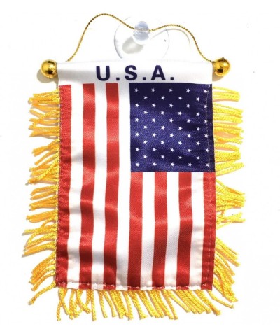 American USA Flag for Cars Accessories Decals Sticker Hanging Mini Banners car Charms Homes Windows Design Style America Deco...