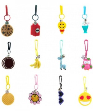 Party Favors for Kids-Boys-Girls 12 PCs Assorted Pack-Retro Backpack Keychain Charms w/Clips and Tiny Bells - 1 - CV18KDRI5UZ...