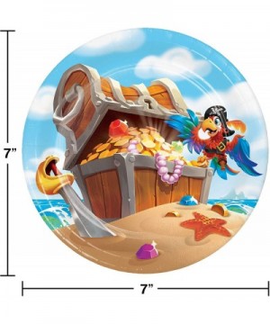 Treasure Island Pirate Dessert Plates- 24 ct - CW18OHOIKZL $8.35 Tableware