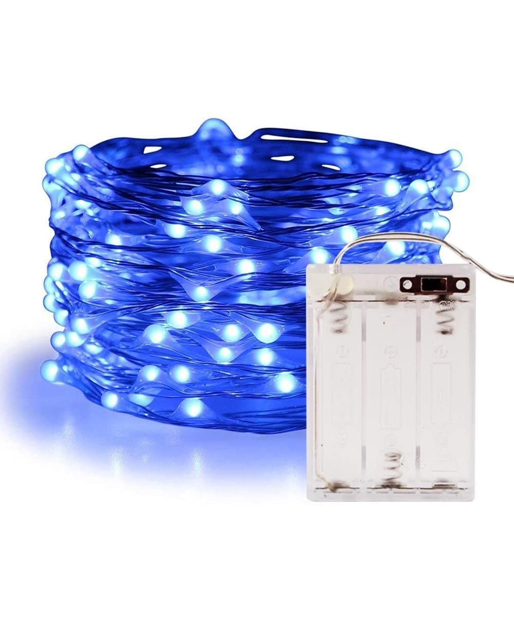 String Lights-10Ft/3M 30leds Bright light Party Home Festival Decorations Battery Operated Lights(Blue) - Blue - C912FXCCYUZ ...