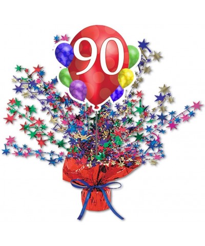 90TH Balloon Blast Centerpiece - Centerpiece - CE12HYXANTJ $13.84 Banners & Garlands