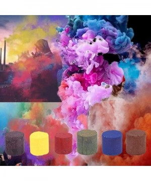 4PC/Set Colorful Smoke Cake Round Smoke Effect Maker for Photography Halloween Party Stage Show Studio Photo Props Magic Fog ...