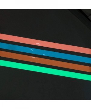 Glow in Dark Tape - Heavy Duty Set of 4 Bright Colors Green- Orange- Blue- Pink - Strong With Hours of Glow - Great For Glow ...