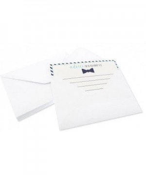 32-Pack Baby Boy Shower Invite Set - 16 Invites and 16 Advice Cards - Envelopes Included- 4 x 6 Inches - CP17XX9L390 $5.51 In...