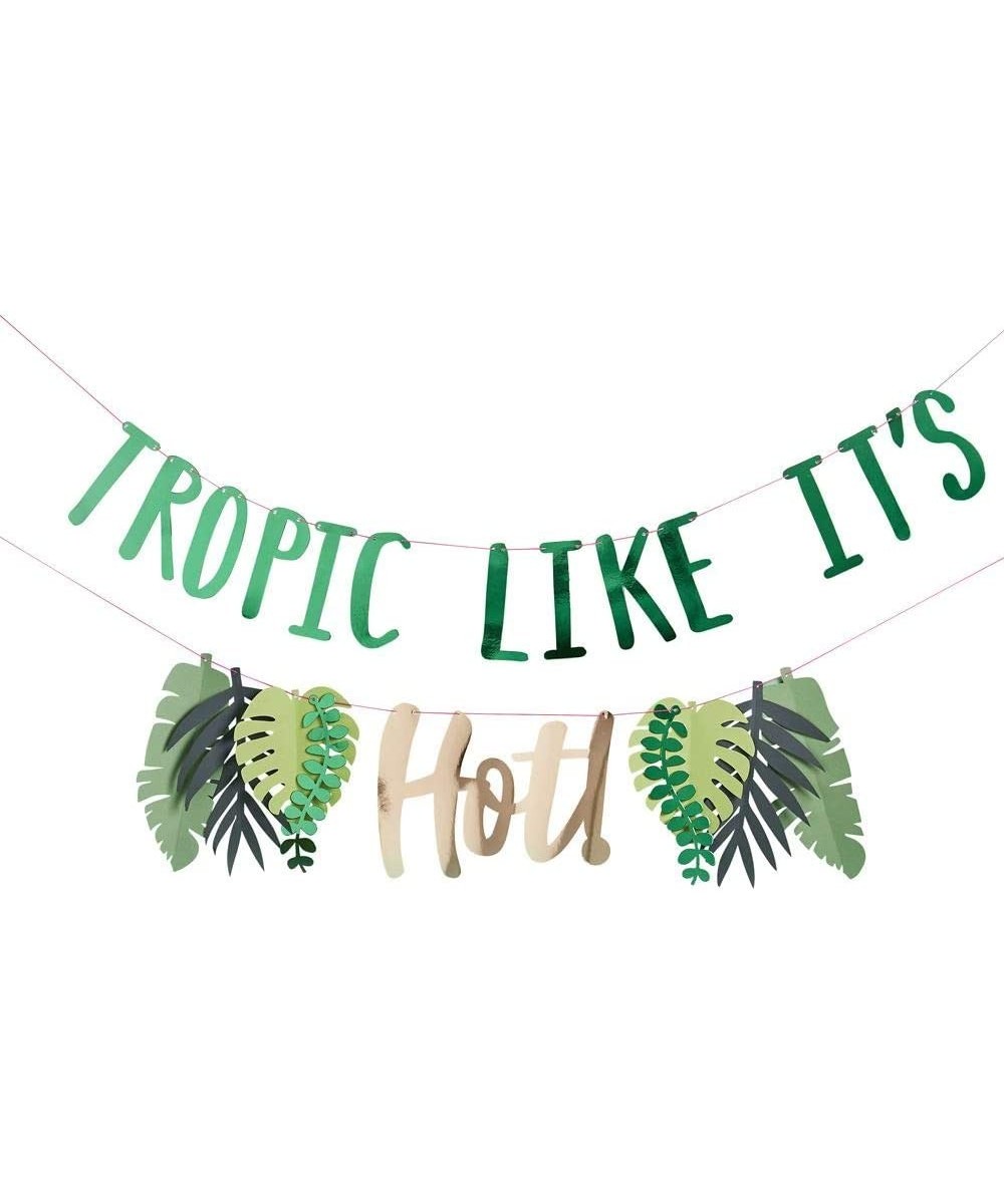 Tropic Like It's Hot Banner/Bunting Party Decoration 2m - C418OTDMKLX $14.64 Banners & Garlands