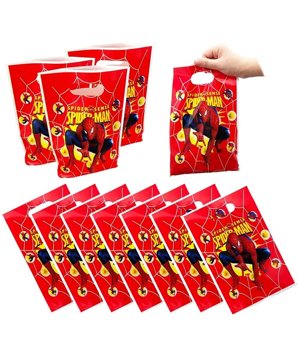 50 Packs Spiderman Party Gift Bags- Birthday Decoration Gift Bags Spiderman Gift Bags Party Supplies for Kids Spiderman Theme...