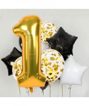 40 Inch Gold Large Numbers Balloons0-9-Number 8 Digit Helium Balloons-Foil Mylar Big Number Balloons for Birthday Party Suppl...