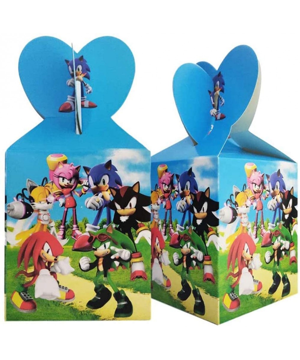 Sonic The Hedgehog Candy Gift Boxes Crossing Party Supplies- Birthday Party Supplies Party Favor Boxes-Sonic The Hedgehog The...