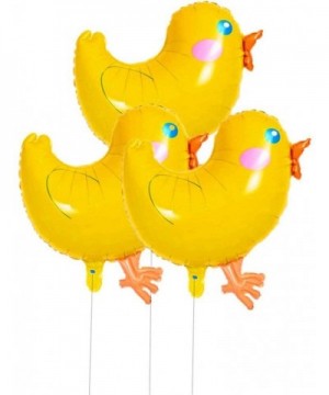 Chicken Mylar Foil Balloon-Easter Birthday Party Decorations-5Pcs - CS18ISN8RLU $6.86 Balloons