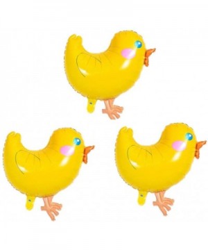 Chicken Mylar Foil Balloon-Easter Birthday Party Decorations-5Pcs - CS18ISN8RLU $6.86 Balloons