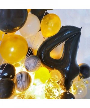 40 Inch Black Large Numbers Balloons0-9-Number 9 Digit Helium Balloons-Foil Mylar Big Number Balloons for Birthday Party Supp...