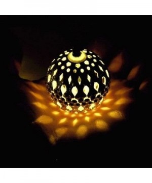 20 LED Battery Operated White Moroccan Orb Fairy Lights String for Outdoor Garden Patio Christmas Party Wedding Decoration (W...