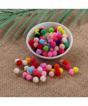 Sequins 8mm 10mm Pom Pom Soft Pompon Fluffy Plush Crafts DIY Pom Poms Ball Home Decor Sewing Supplies-37 Dark Pink-10mm 10G 1...